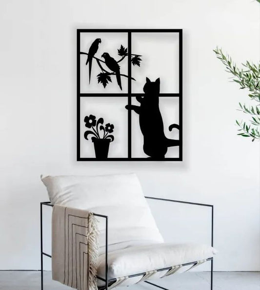 Balcony wall art